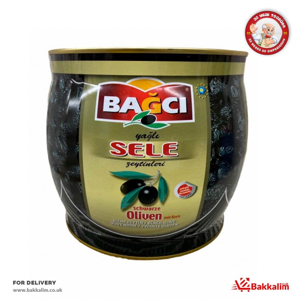 Bağcı 1500 Gr Yağlı Siyah Sele Zeytin