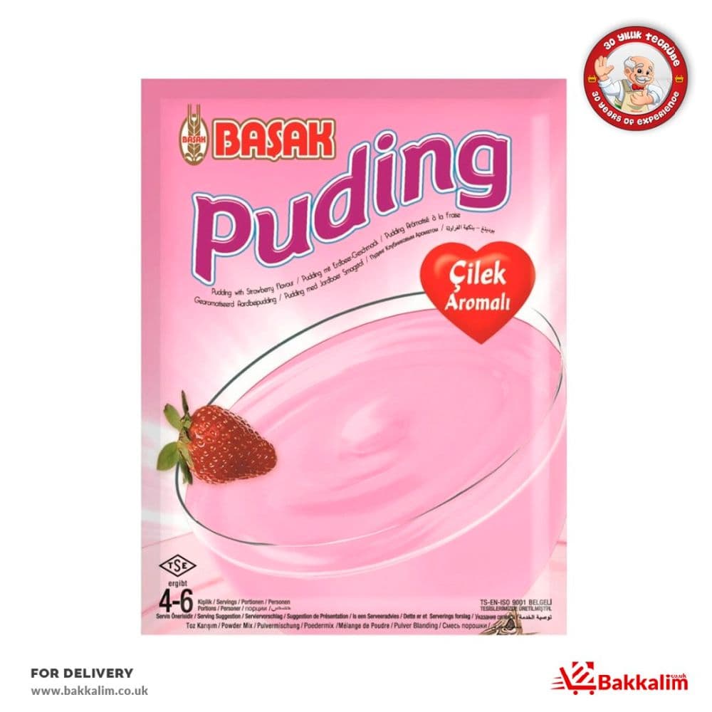 Başak 4-6 Kişilik Çilek Aromalı Puding