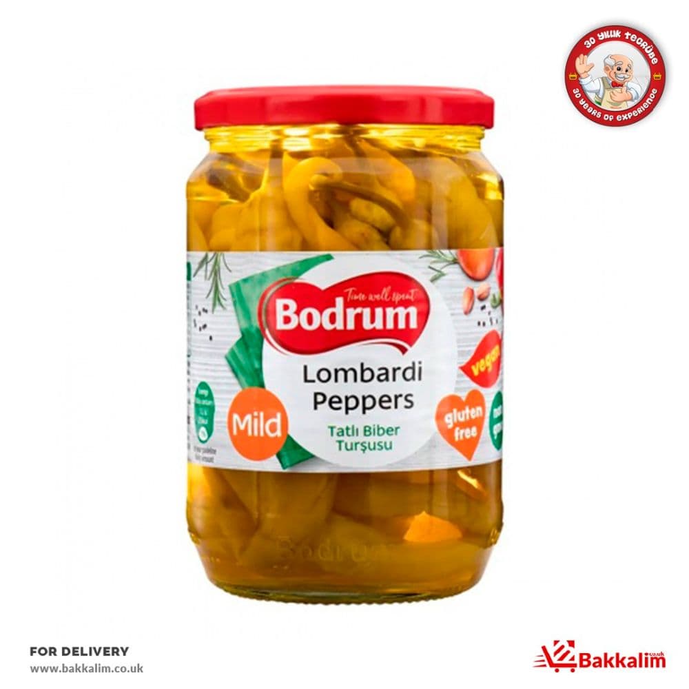 Bodrum 610 Gr Tatlı Lombardi Biber Turşusu