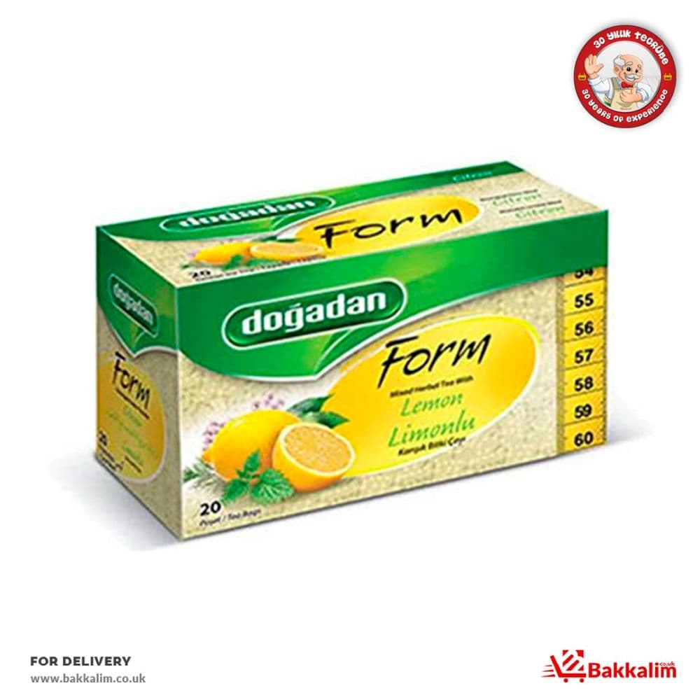 Doğadan 20 Poşet Form Limonlu Karışık Bitki çayı