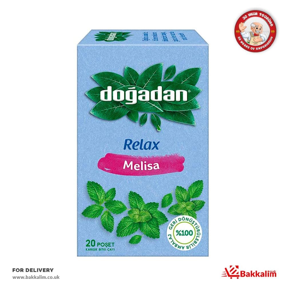 Doğadan 20 Poşet Relax Melisa Bitki Çayı
