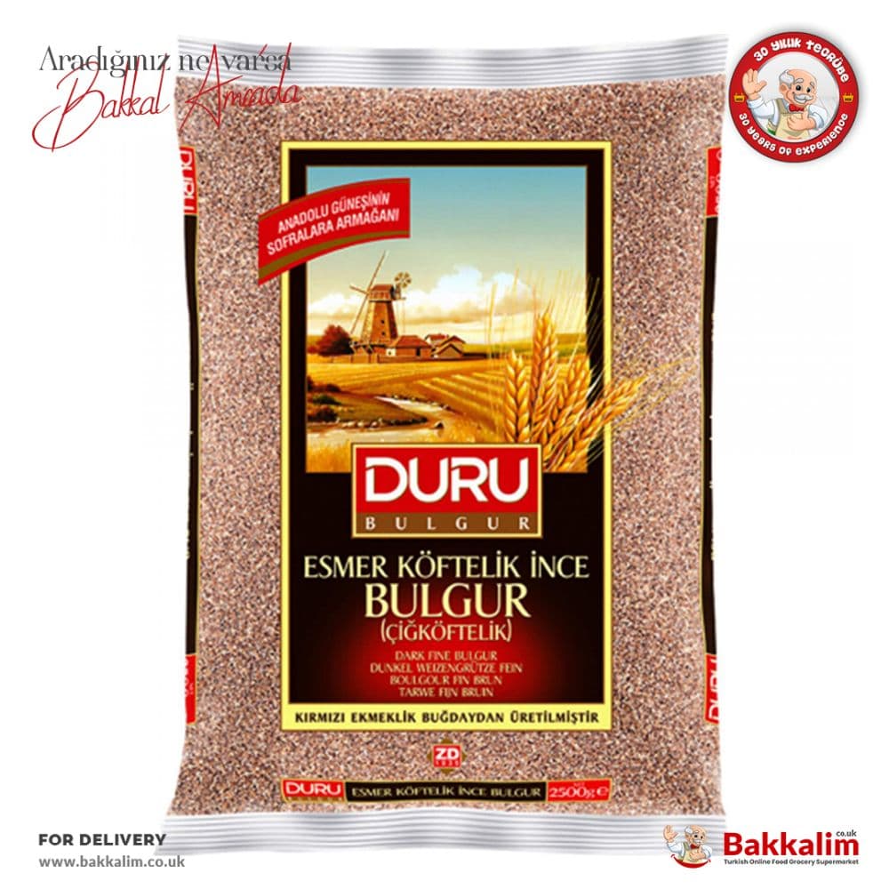 Duru 1000 G Esmer Köftelik İnce Bulgur