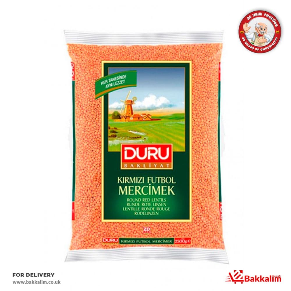 Duru 2000 Gr Yerli Kırmızı Futbol Mercimek