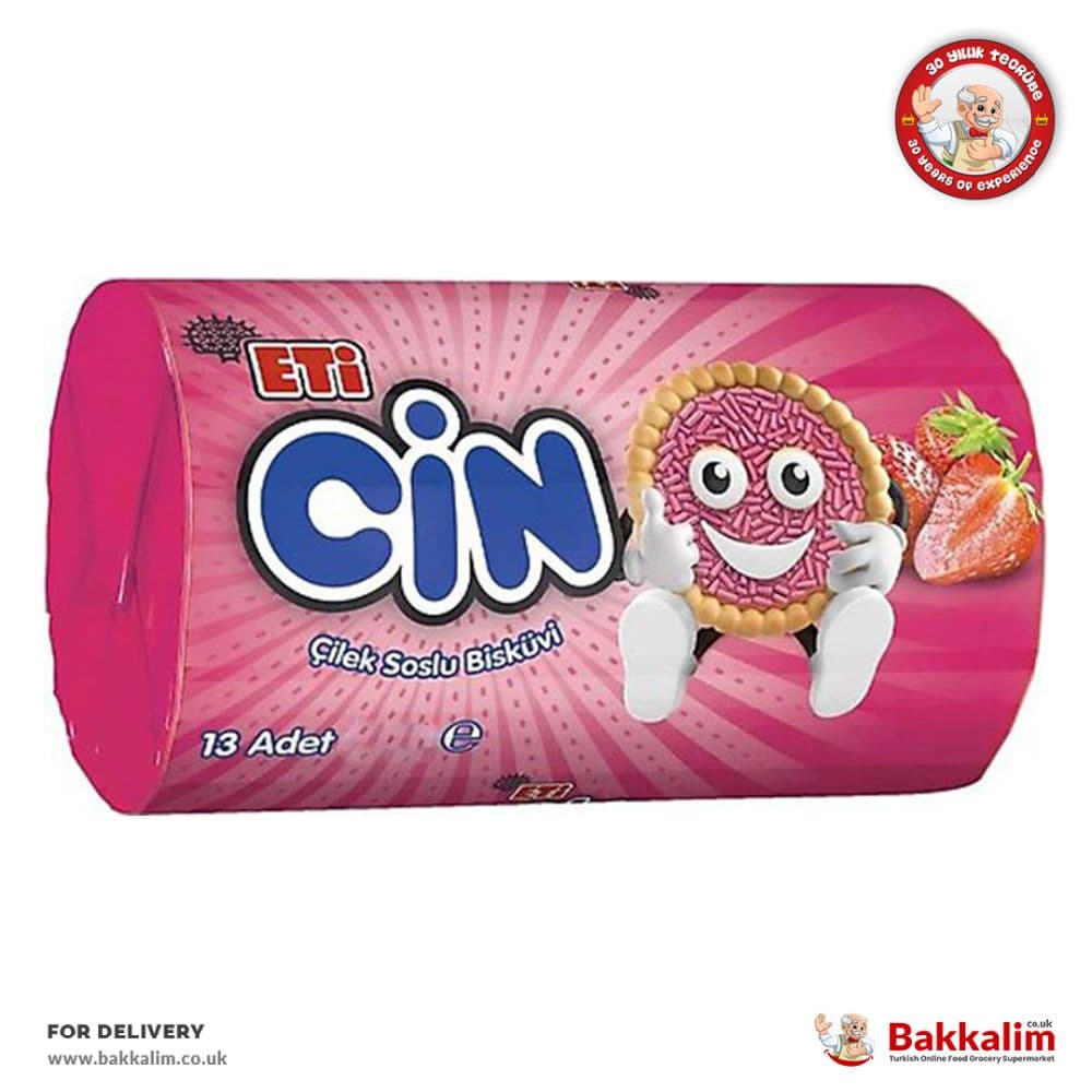 Eti Cin Çilek Jöleli Bisküvi 13 Adet