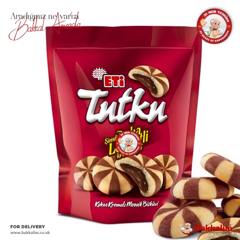 Eti Tutku Kakao Kremalı Mozaik Biskuvi 162gr