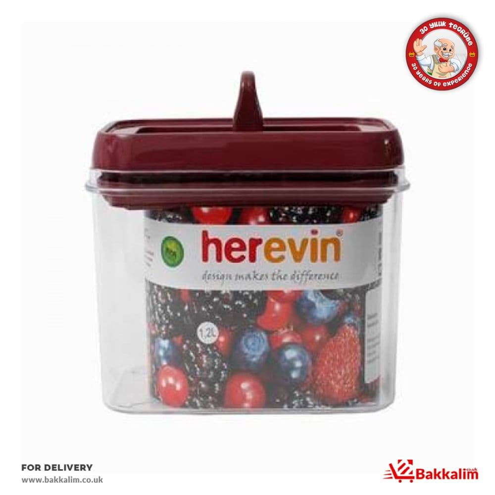 Herevin 1200 Ml Vakunlu Saklama Kabı