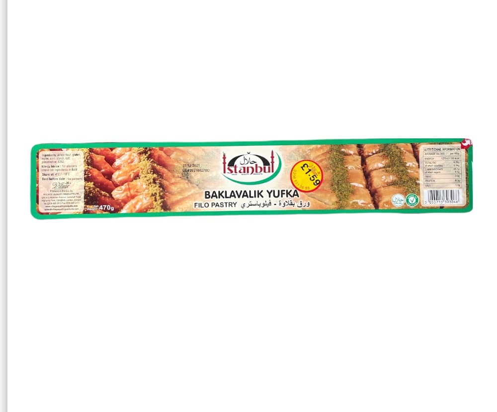 Istanbul Baklavalik Yufka 470gr