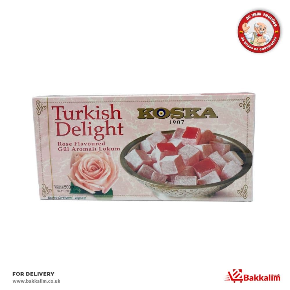 Koska 500 Gr Gül Aromalı Lokum