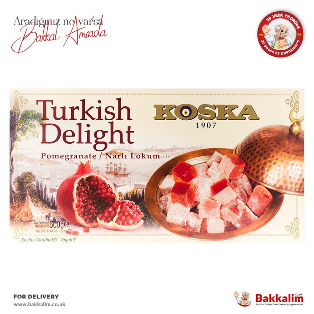 Koska 500 Gr Nar Aromalı Lokum