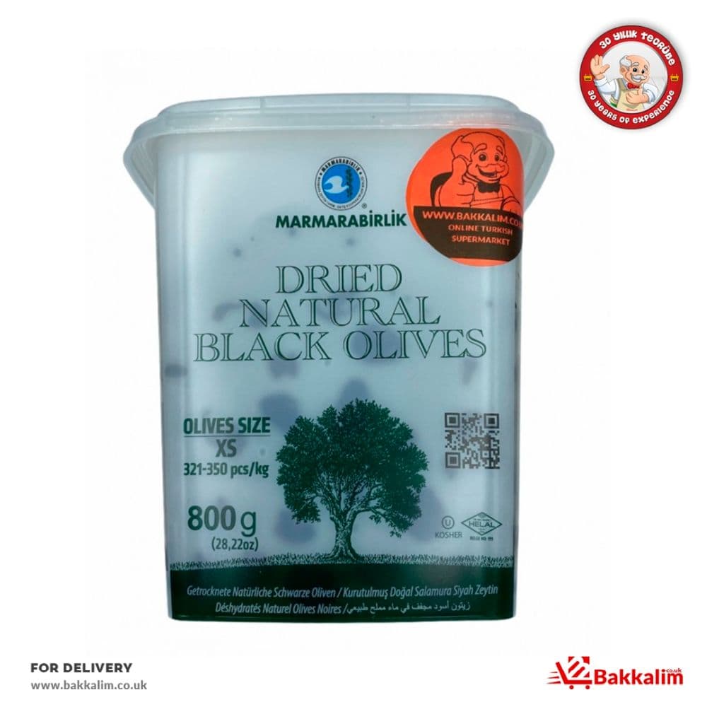 Marmarabirlik 800 Gr Dried Naturel Black Olives