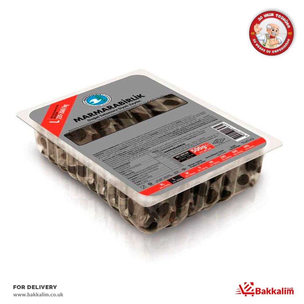Marmarabirlik L 500 Gr Gemlik Hiper Siyah Zeytin