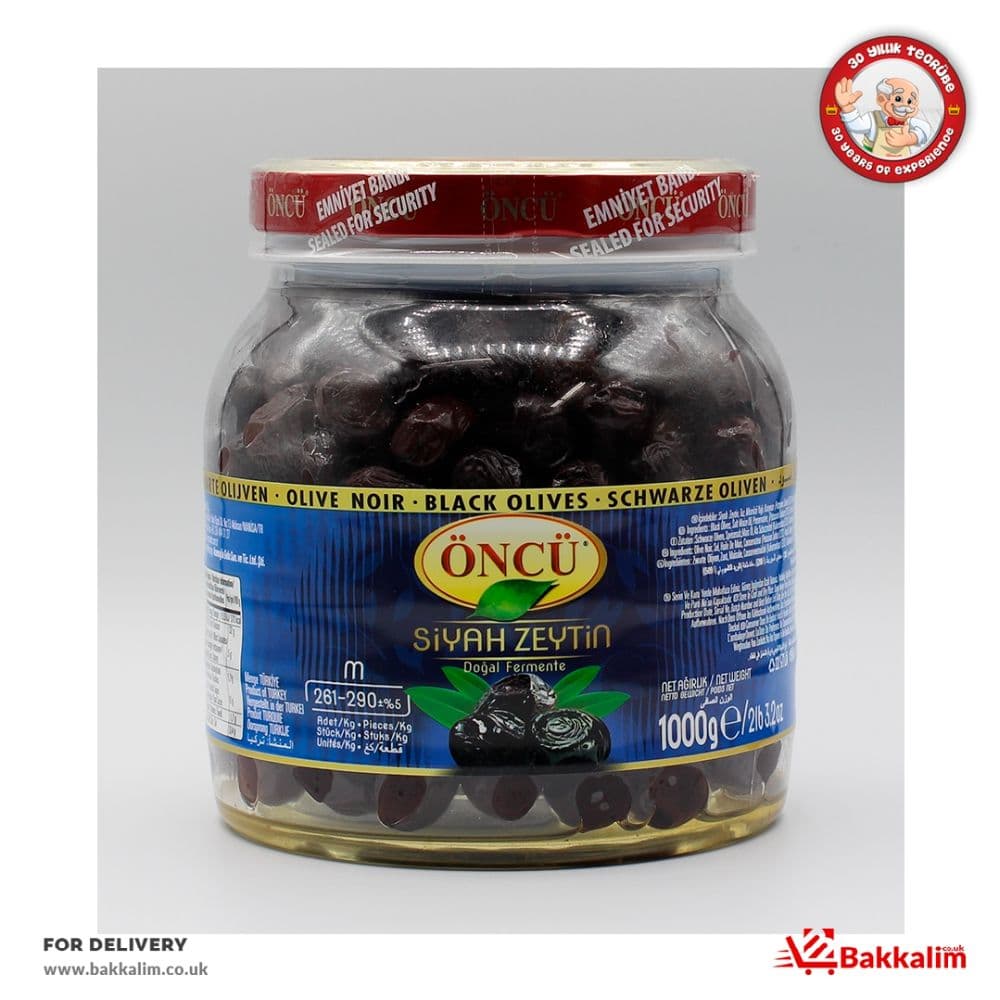 Oncu 1000 Gr Medium Black Olives