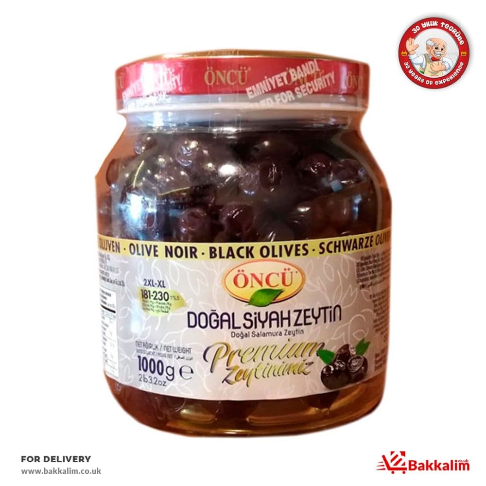 Öncü 1000 Gr Premium Doğal Siyah Zeytin