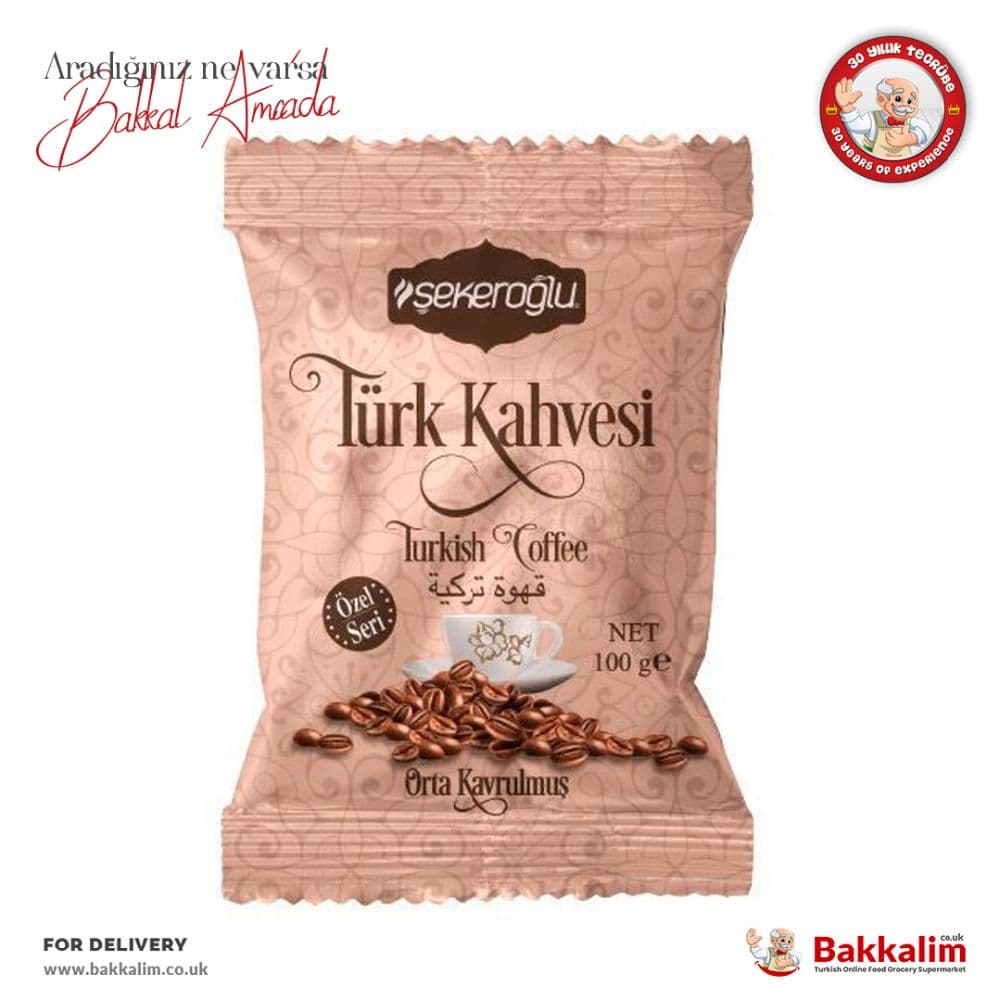 Şekeroğlu 100 Gr Türk Kahvesi Orta Kavrulmuş