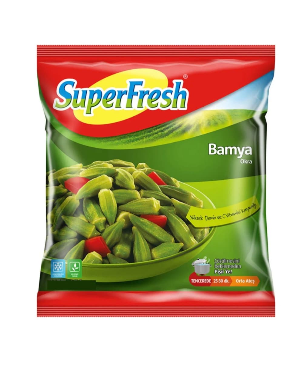 Superfresh Turkish Okra (Sivri Bamya) 450 G