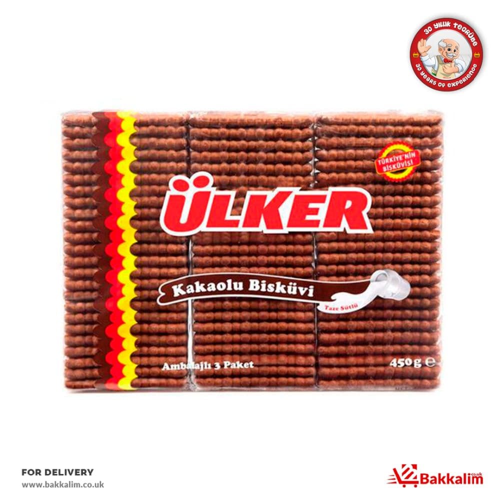 Ülker 450 Gr Petibör 3 Adet Kakaolu Bisküvi
