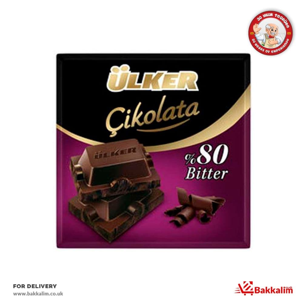 Ülker 60 Gr % 80 Bitter Çikolata