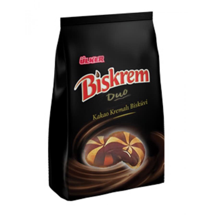 Ülker Biskrem Duo Kakaolu Krema Dolgulu Poşet 155gr