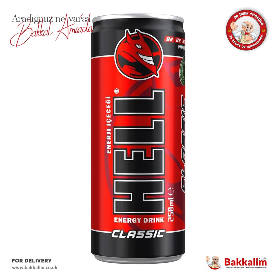 Hell Enerji İçeceği Klasik 250 Ml
